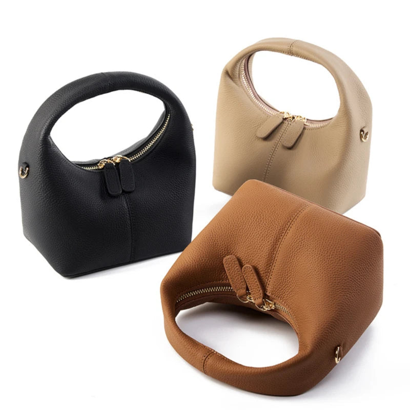 Jonlily Women Genuine Leather Shoulder Bag Female Fashion Handbag Totes Small Crossbody Bag Casual Daybag Mini Purse -KG1459